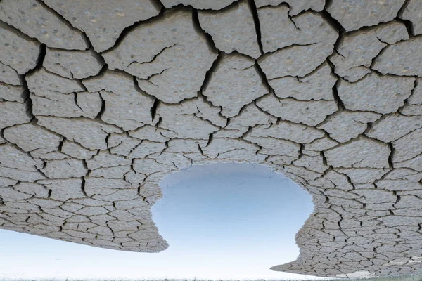 Globale Klimaeffekte Die Auswirkungen Von Dürre Wüstenbildung Und Bodenverschmutzung Auf — Stockfoto