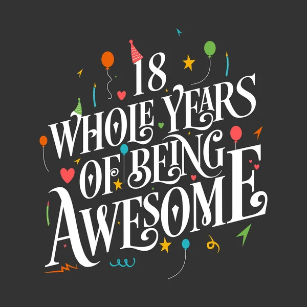 Ans Anniversaire Ans Mariage Anniversaire Typographie Design Années Entières Être — Image vectorielle