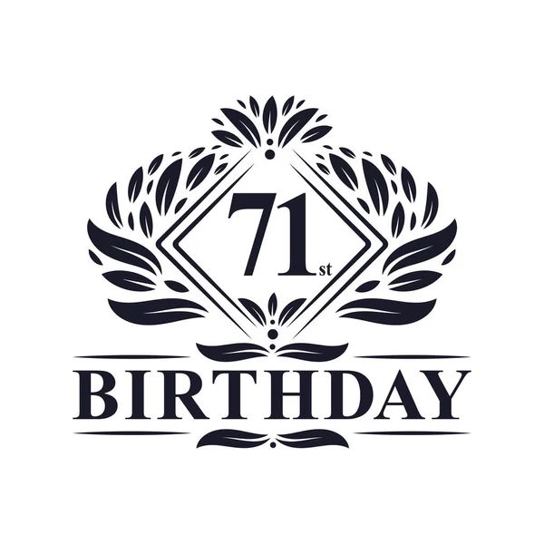 Anos Logotipo Aniversário Luxo Celebração Aniversário —  Vetores de Stock