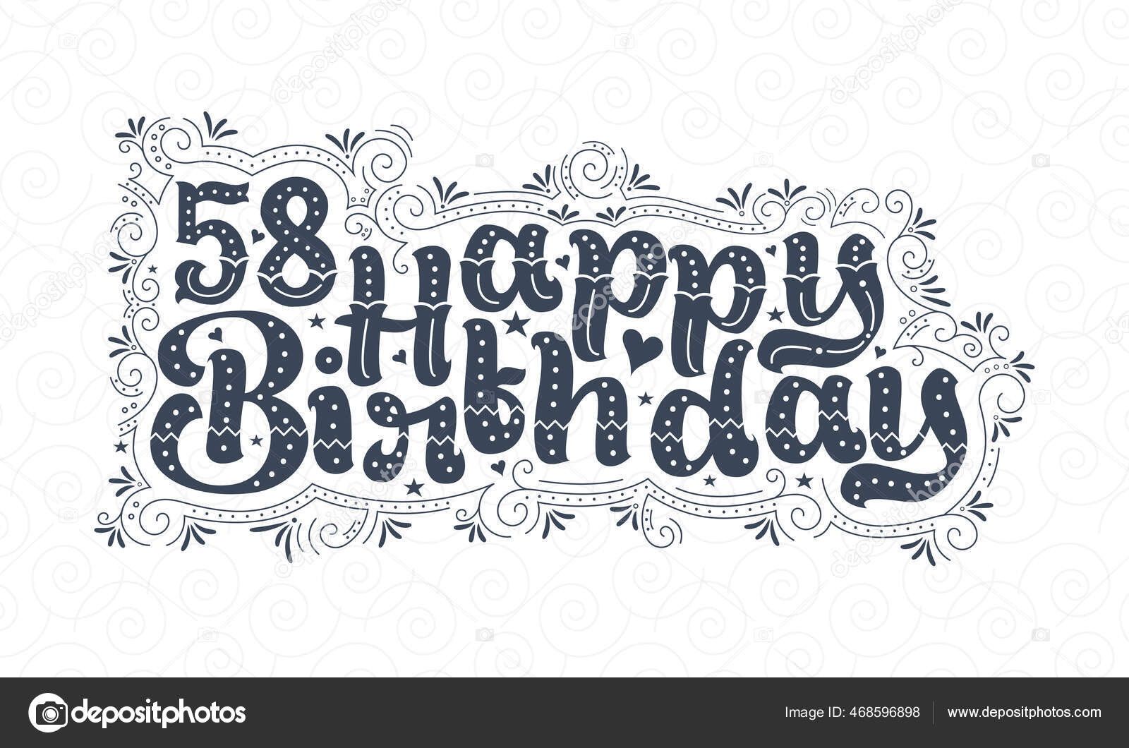 58e Joyeux Anniversaire Lettrage Ans Anniversaire Belle Typographie Design Avec Image Vectorielle Par Net Art C Illustration 58e Joyeux Anniversaire Lettrage Ans Anniversaire Belle Typographie Design Avec Image Vectorielle Par Net Art C Illustration