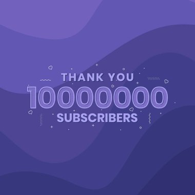 100.000 aboneye teşekkür ederim. 10 milyon abone kutluyor..