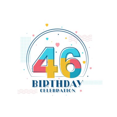 46 doğum günü kutlaması, Modern 46. Doğum günü tasarımı