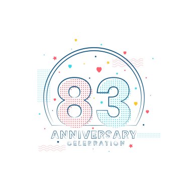 83 yıl yıldönümü kutlaması, Modern 83 yıldönümü tasarımı