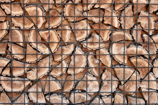 Lody Tartaku Stosy Drewna Opałowego Tekstury Tła — Zdjęcie stockowe