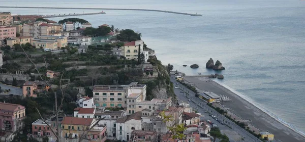 Uitzicht Stad Van Middellandse Zee Ochtend — Stockfoto