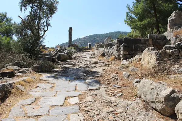 Priene ruins of an ancient antique city