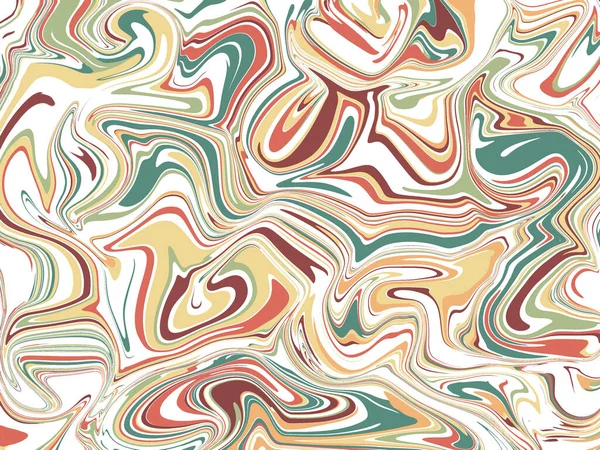 Renkli Mermer desen soyut arkaplan resimleme mürekkep resmi, beyaz üzerinde sarı yeşil kahverengi renk eğrisi deseni, moda kumaşı tekstil baskısı ve ambalajlama tasarımı