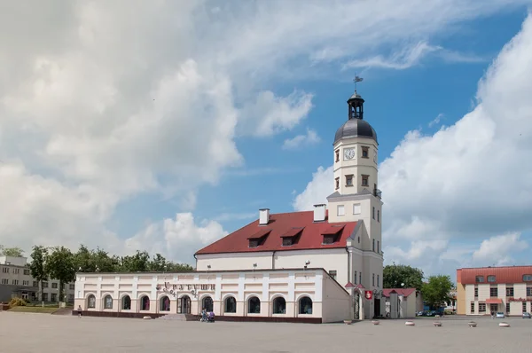 Nesvizh adalah sebuah kota di Belarus dan lokasi Kastil Nesvizh . — Stok Foto