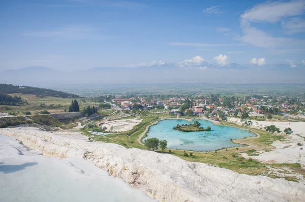 Pamukkale ("Baumwollburg") — Stockfoto