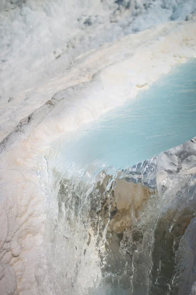 Pamukkale ("pamut vár") — Stock Fotó