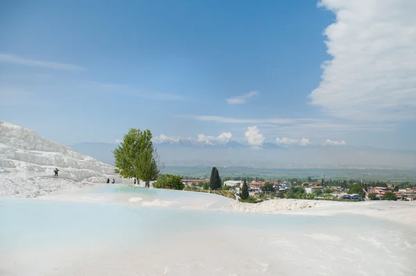 Pamukkale ("castelo de algodão ") — Fotografia de Stock