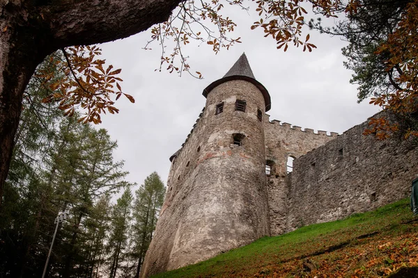 Large Stone Castle Built 14Th Century Protect Trade Routes Poland — Stock Photo, Image