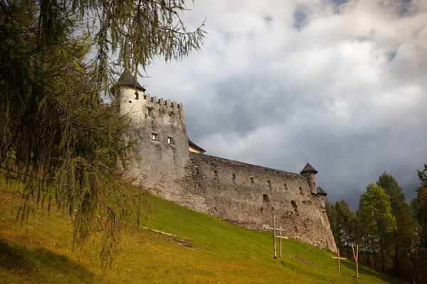 Gran Castillo Piedra Construido Siglo Xiv Para Proteger Las Rutas — Foto de Stock