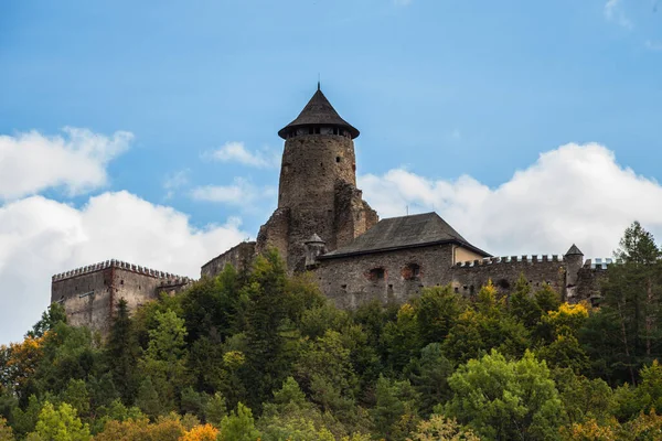Eine Große Steinerne Burg Aus Dem Jahrhundert Zum Schutz Der — Stockfoto