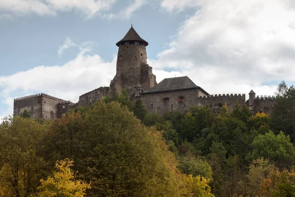 Большой Каменный Замок Построенный Xiv Веке Защиты Торговых Путей Польшу — стоковое фото