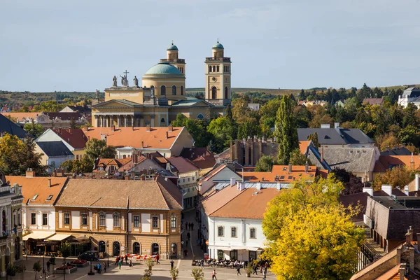 Eger Jest Najbardziej Znany Swojego Zamku Łaźni Termalnych Barokowych Budynków — Zdjęcie stockowe