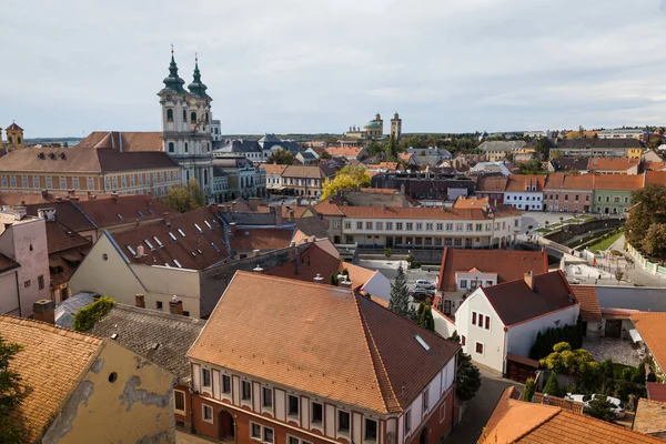 Eger Best Known Its Castle Thermal Baths Baroque Buildings Northernmost — Stock Photo, Image