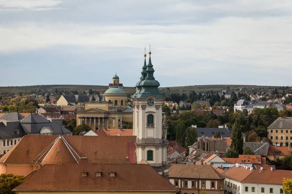 Eger Most Known Its Castle Thermal Baths Baroque Buildings Northernmost — стоковое фото