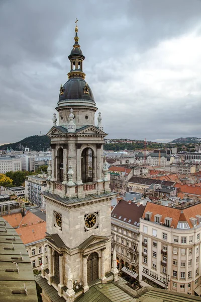 Centralnej Części Budapesztu Wzdłuż Dunaju Jest Zaliczany Światowego Dziedzictwa Unesco — Zdjęcie stockowe