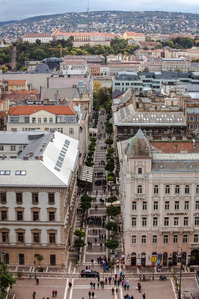 Central Area Budapest Danube River Classified Unesco World Heritage Site — Stock Photo, Image