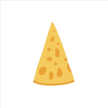 İsviçre peynirinin el çizimi vektör çizimi. Beyaz arkaplanda izole