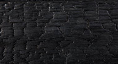 Modern siyah renk yanmış ahşap arka plan. Düz görünüm stüdyo çekimi.