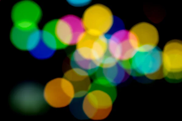 Färgglada defocused bokeh — Stockfoto