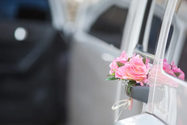 Decorated Wedding Car — Stock Photo, Image