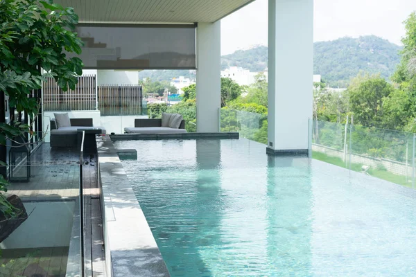 Swimming Pool Balcony Hotel — Stock Photo, Image