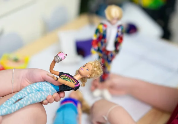 Puppenkind Für Spielzeug — Stockfoto