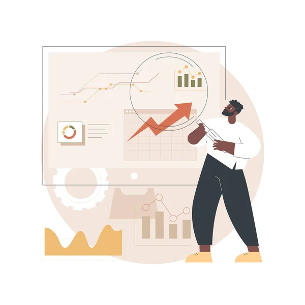 Business analysis abstract concept vector illustration. — Stock Vector