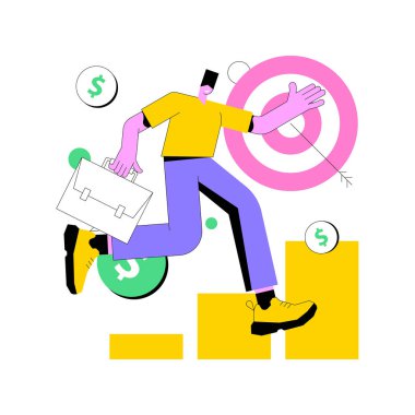 Kariyer büyümesi soyut konsept vektör çizimi.