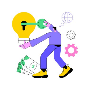 İş fırsatı soyut konsept vektör çizimi.