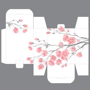 Hediye iyilik kutusu ile sakura