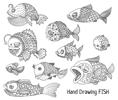 Tropikal balıklar büyük ayarla