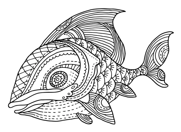 Conception de poissons tropicaux — Image vectorielle