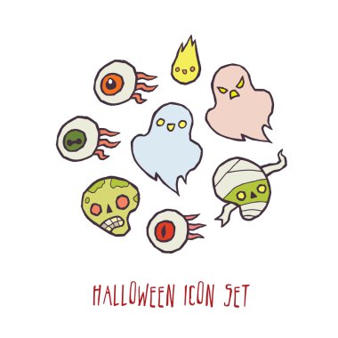 Cadılar Bayramı vektör simgeleri belirlendi