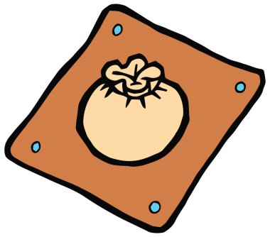 Dim sum plaka vektör çizim