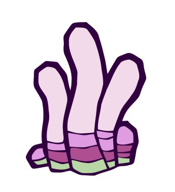 yosun - stilize vektör çizim