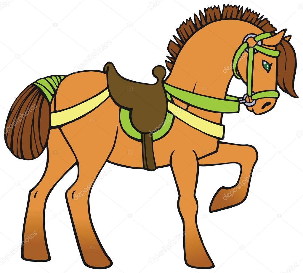 Colorful horse vector — Stock Vector © AnnaSuchkova 55593585