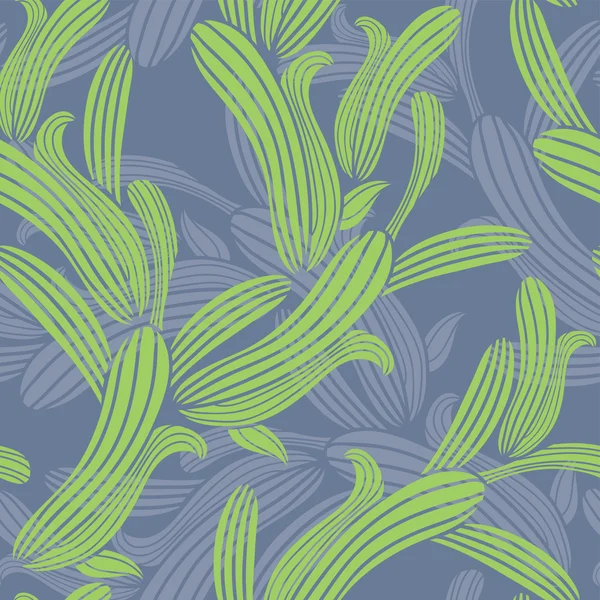 緑の草のシームレスな背景のベクトル — ストックベクタ
