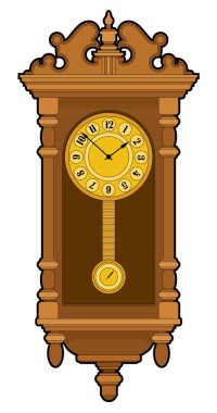 eski retro duvar saati