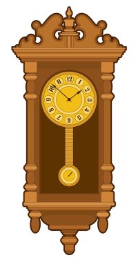 eski retro duvar saati