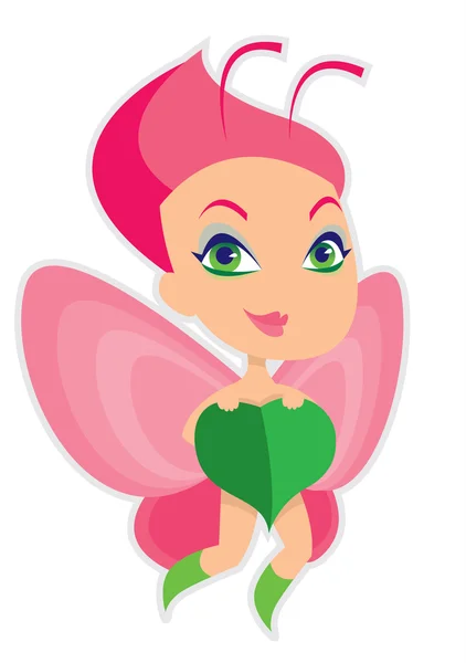 Little fairy — Stock Vector