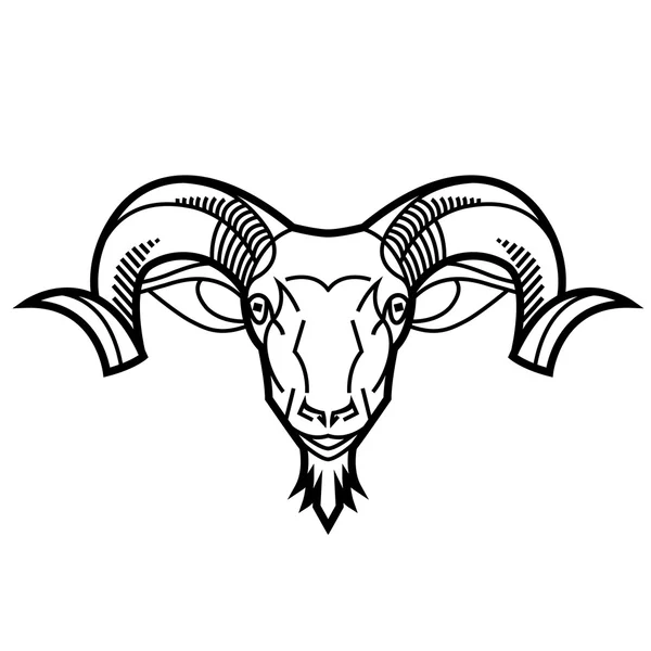 RAM hlava — Stockový vektor