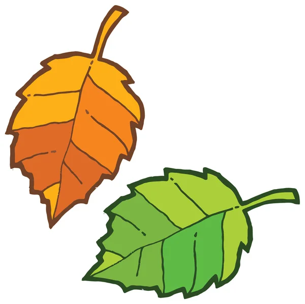 Kleurrijke herfstbladeren — Stockvector