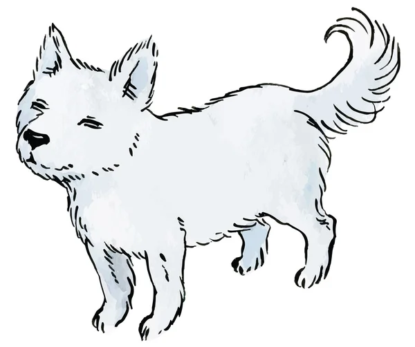 Illustration de chien mignon — Image vectorielle