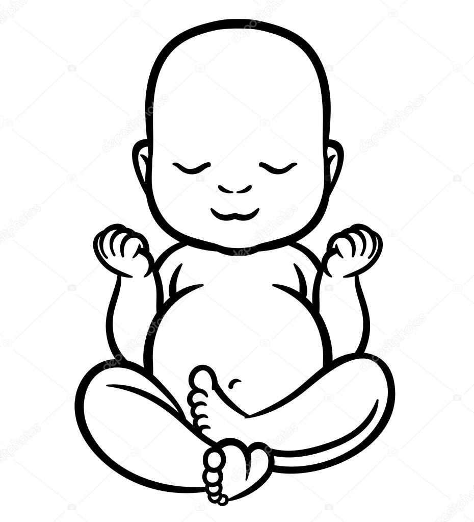 Vetores de Pequeno Bebê Recémnascido Bebê Vetor De Desenho Animado e mais  imagens de Bebê - iStock