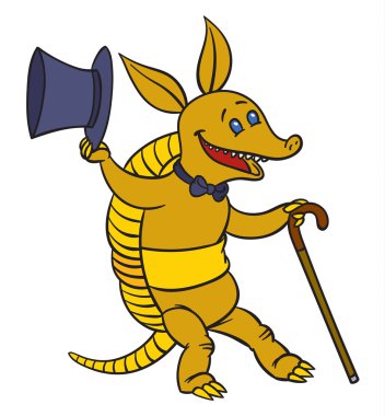neşeli dans armadillo