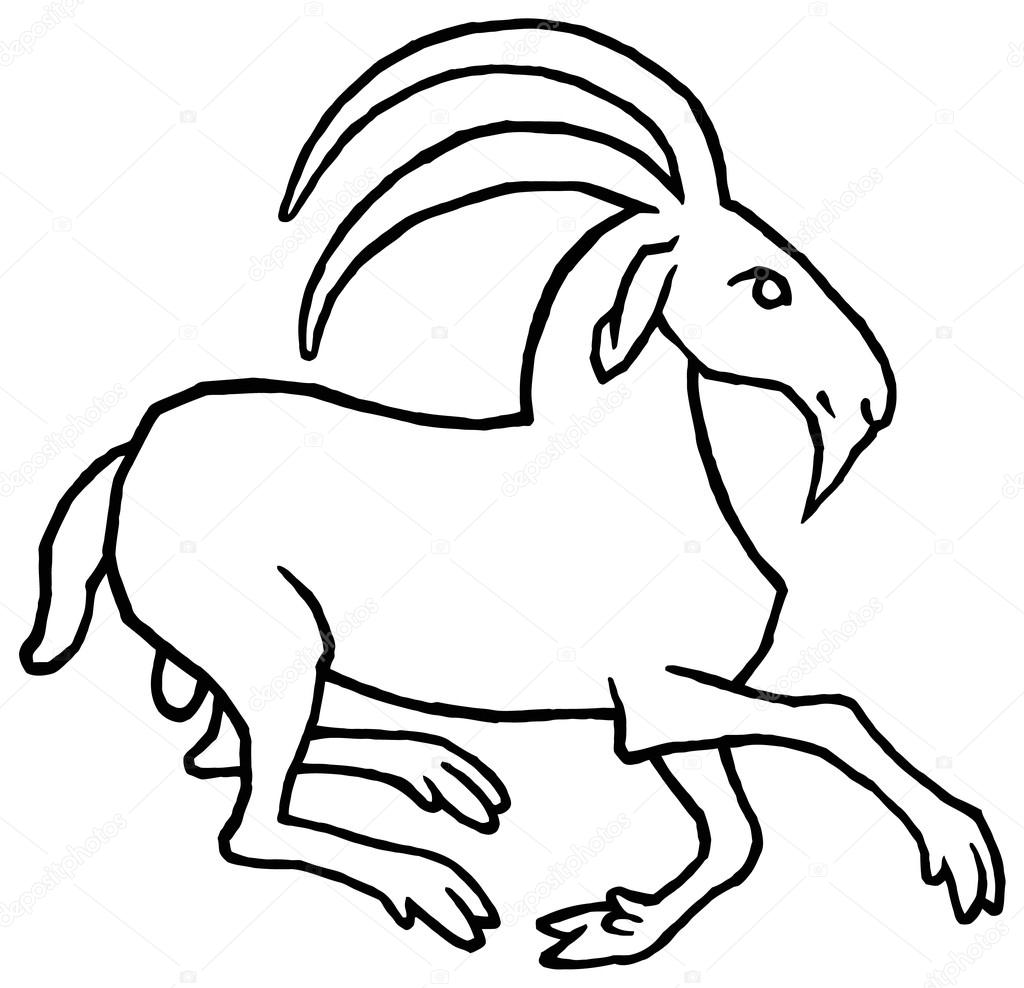 Stylized decorative goat Stock Vector Image by ©AnnaSuchkova 78050508